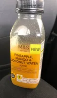 Pineapple,mango& coconut water juice