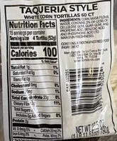 Taqueria Style White Corn Tortillas