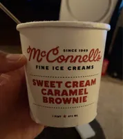 Sweet Cream Caramel Brownie Ice Cream