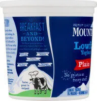 Mountain high lowfat yoghurt plain
