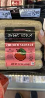 Sweet apple chicken sausage