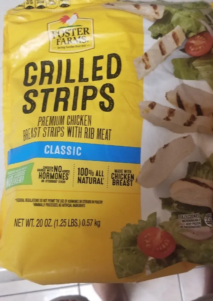 Grilled Strips Premium Chicken Breast Strips With Rib Meat