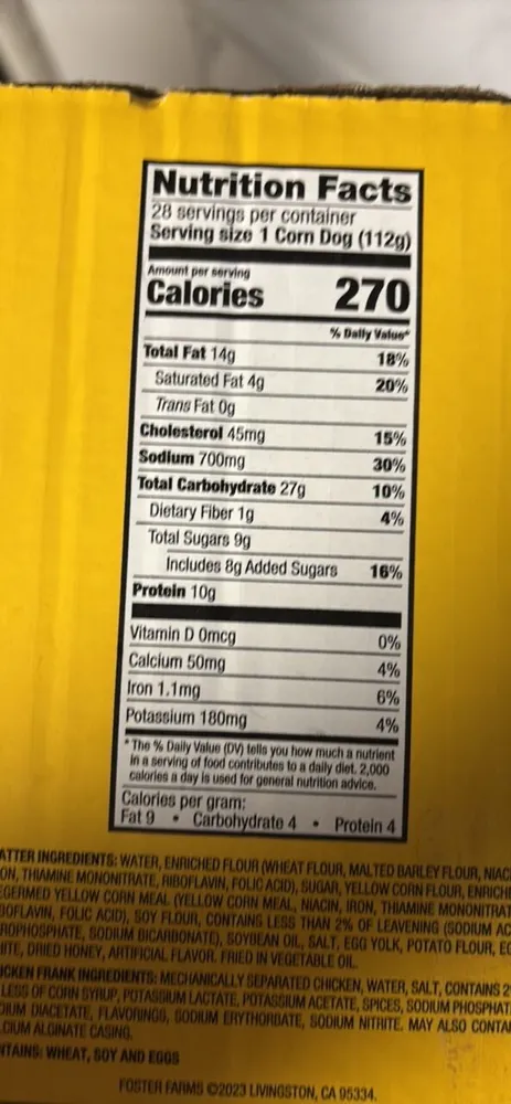 Jumbo Corn Dogs