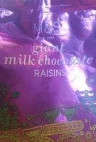 Giant Milk Chocolate Raisins
