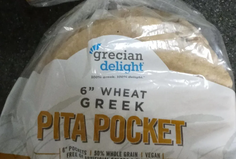 Wheat greek pita pocket