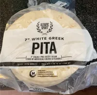 7” White Greek Pita