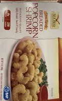 Breaded popcorn shrimp
