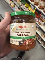 Mild corn & black bean salsa, mild corn & black bean