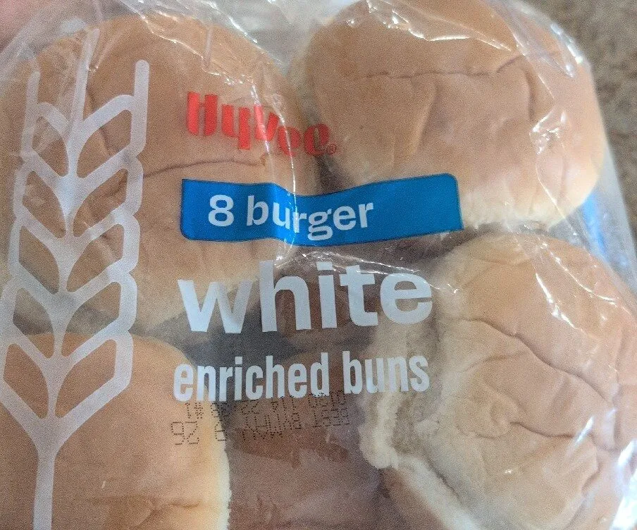 White Burger Buns