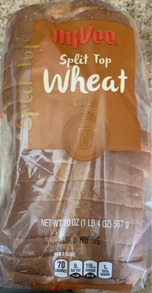 Split top wheat bread