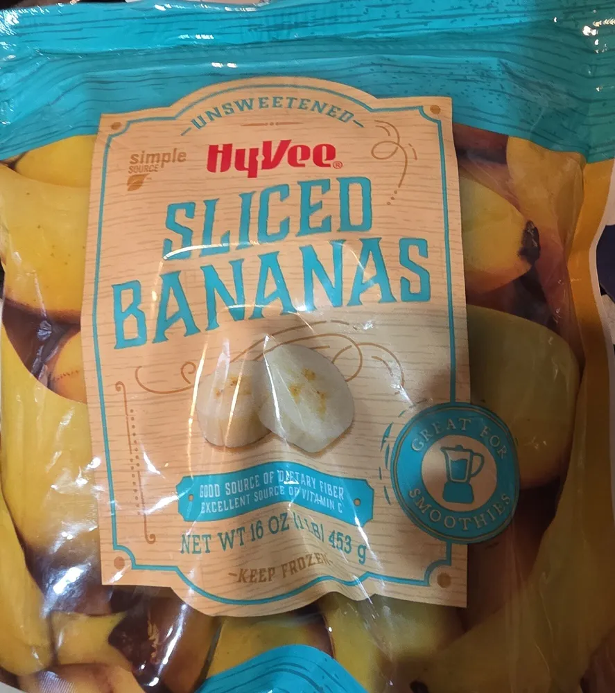 Sliced Bananas