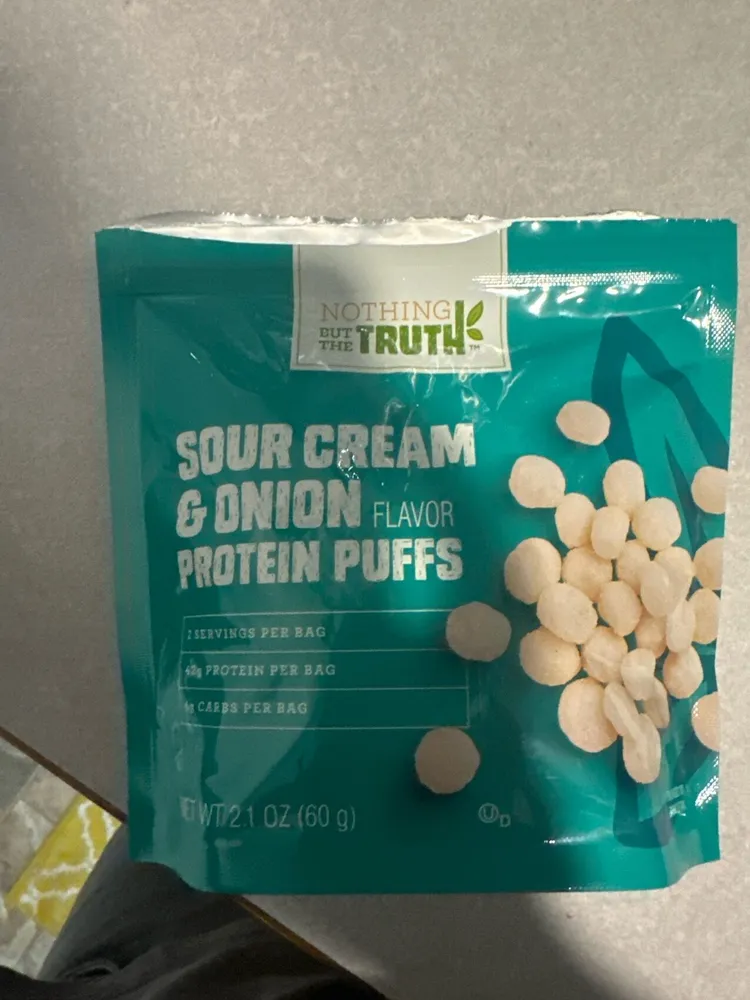 Sour Cream & Onion Flavor Protein Puffs