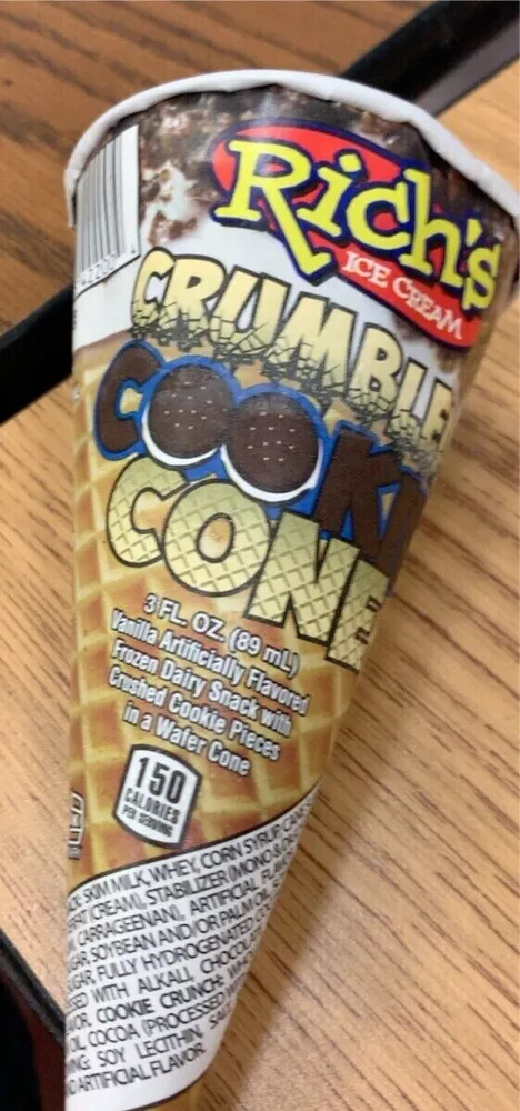 CRUMBLED COOKIE CONE