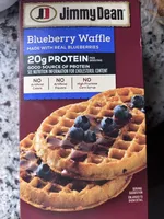Blueberry Waffles Made With Real Blueberries