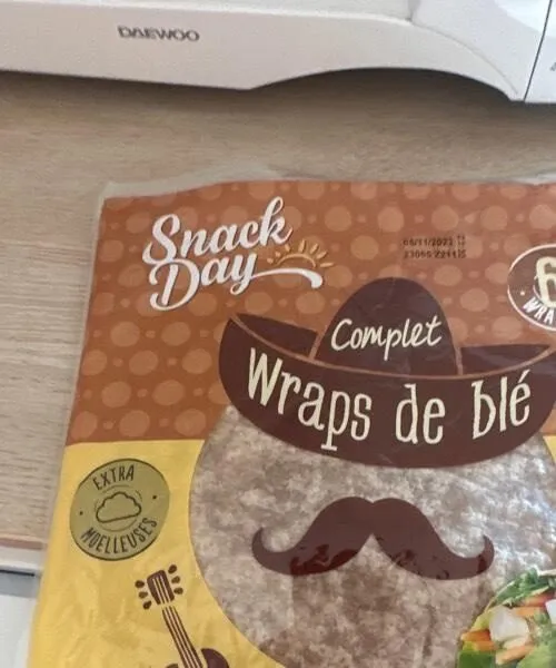 Wrap de blé complet