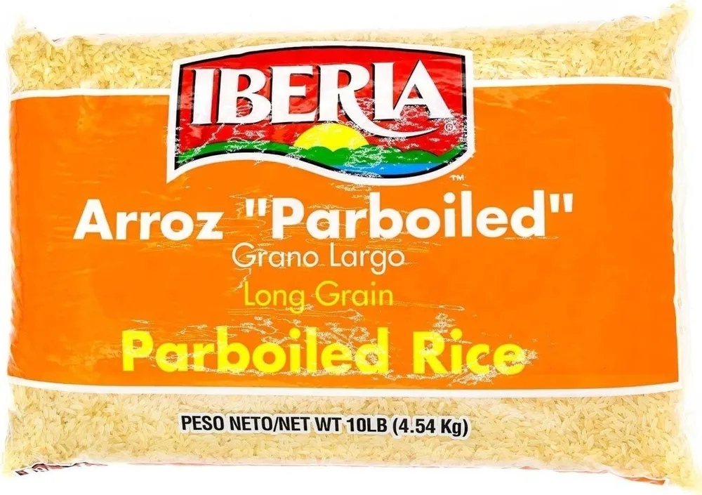 Long grain parboiled rice pound