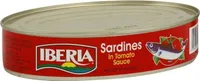 Oval sardines in tomato sauce