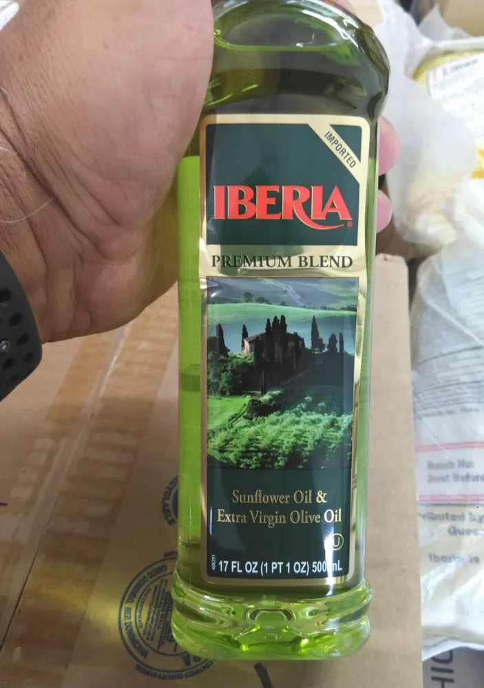 Iberia Extra Virgin Olive Oil & Sunflower Oil, 17 fl Oz