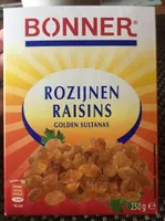 Raisins secs golden sultanas