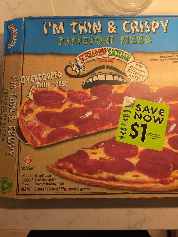 I'm Thin & Crispy Pepperoni Pizza