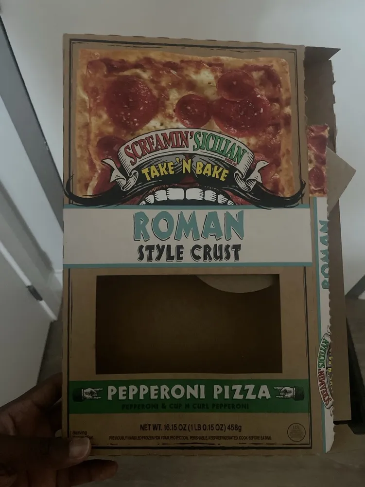Roman Style Crusty Pepperoni Pizza
