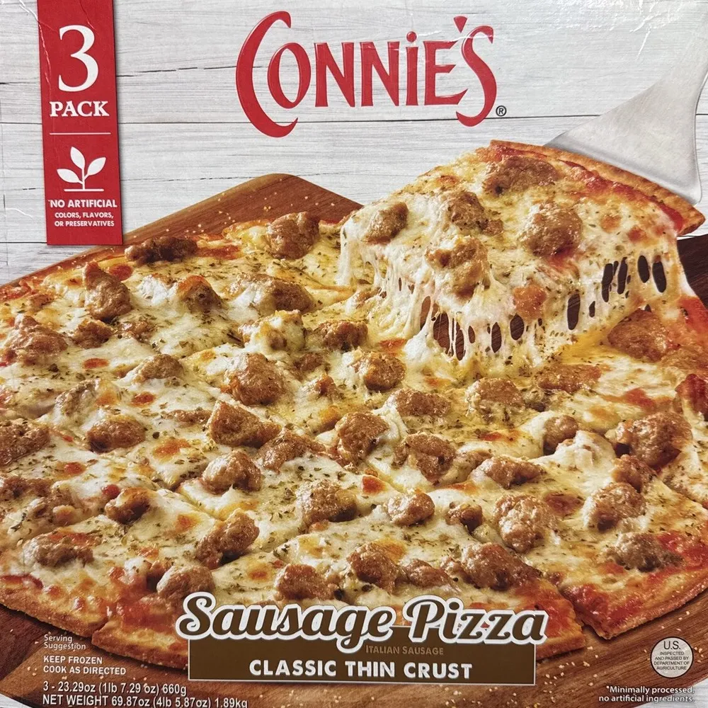 Sausage Thin Crust Pizza