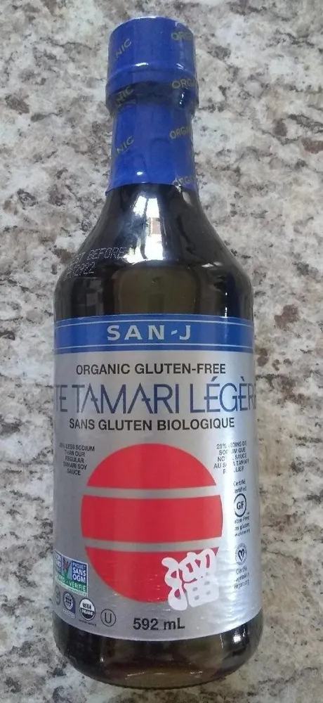 Organic Tamari Gluten Free Soy Sauce Reduced Sodium
