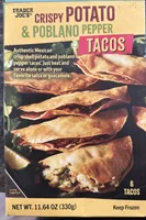 Potato Poblano Taco