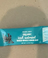 iced oatmeal baked whole grain bar