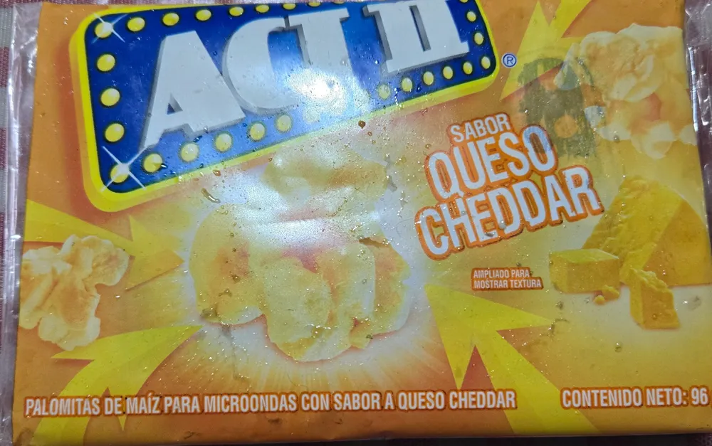 Act II sabor Queso Cheddar