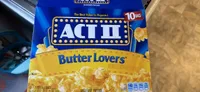 Butter Lovers Microwave Popcorn