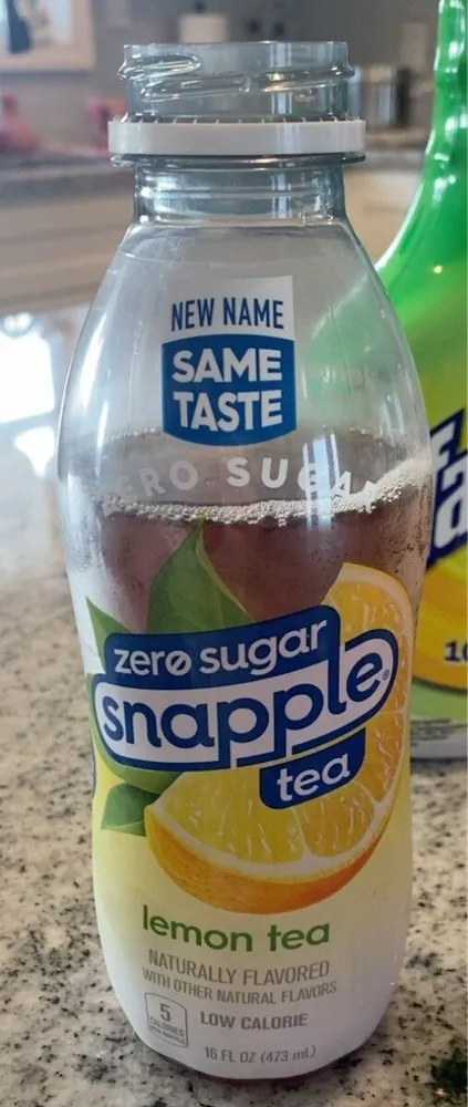 Zero sugar snapple tea