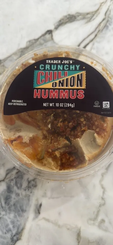 Crunchy Chili Onion Hummus