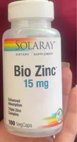 BIO ZINC 15mg - 1 VegCap