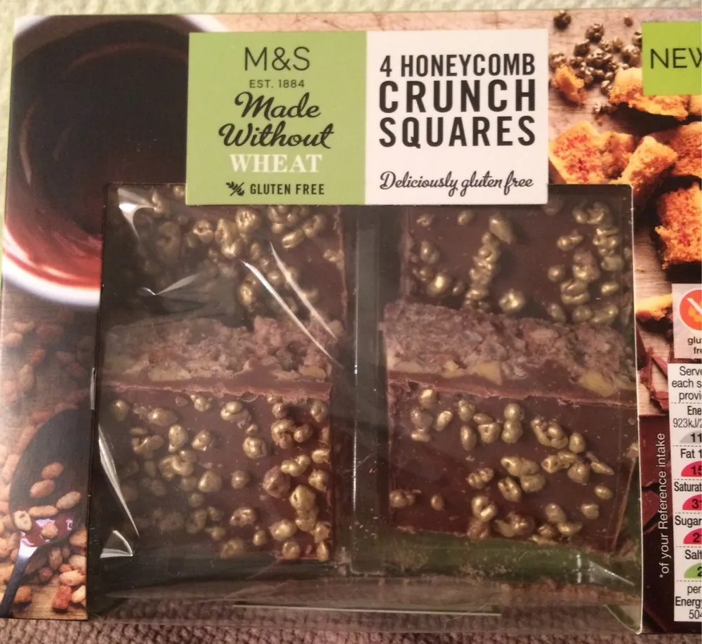 Honeycomb crunch squares