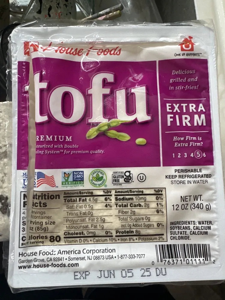 Extra firm tofu
