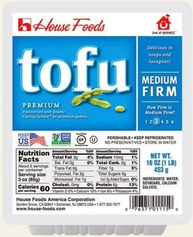 Premium Tofu Medium Firm