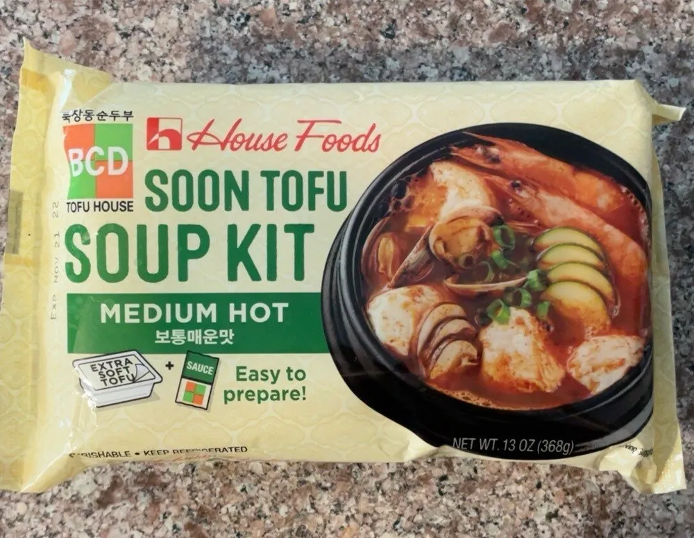 SOON TOFU SOUP KIT MEDIUM HOT