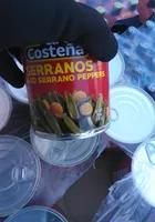 La costena, green pickled serrano peppers