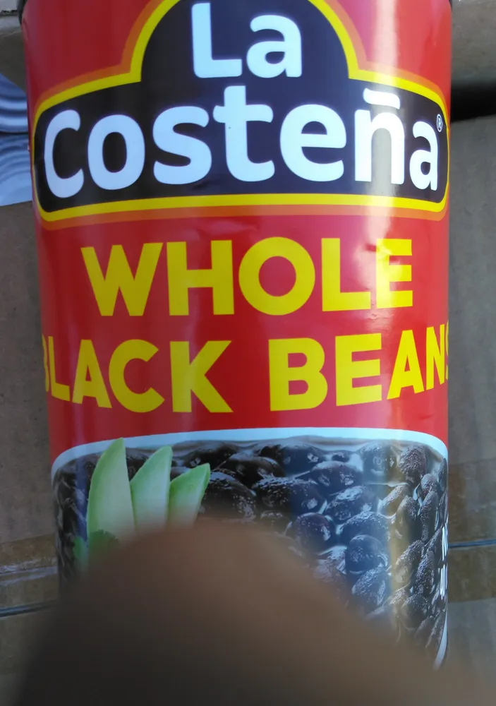 La costena, whole black beans