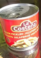 Piments jalapeño verts marinés