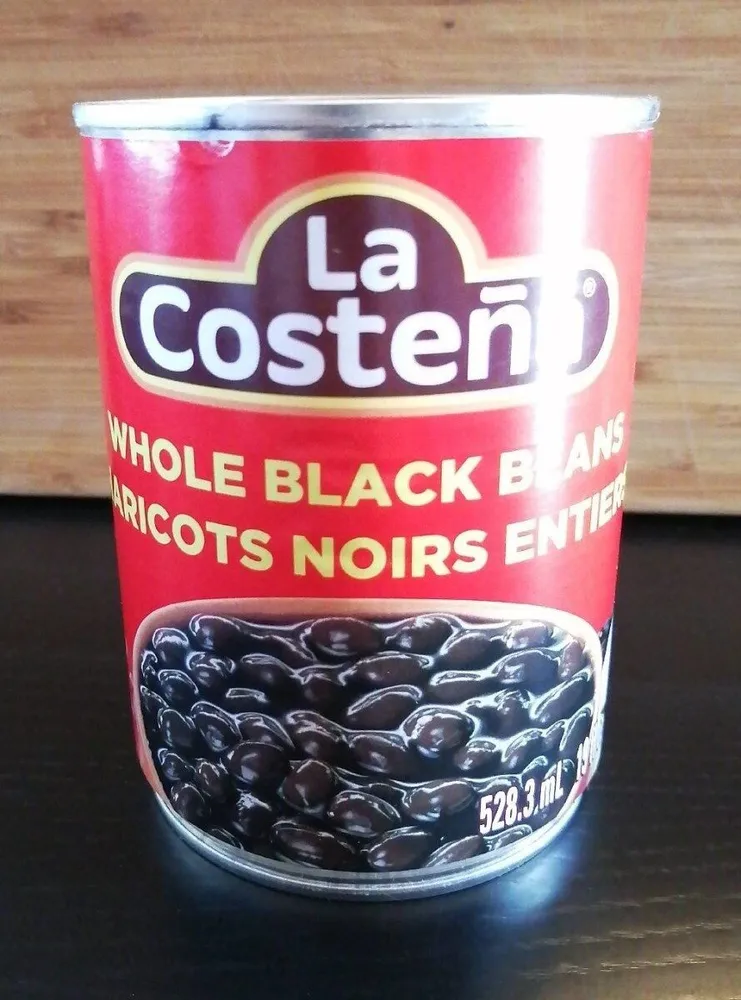 Whole black beans