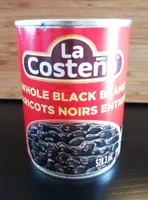 Whole black beans
