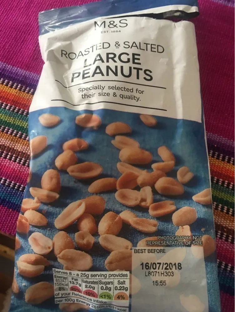 Roasted&salted large peanuts