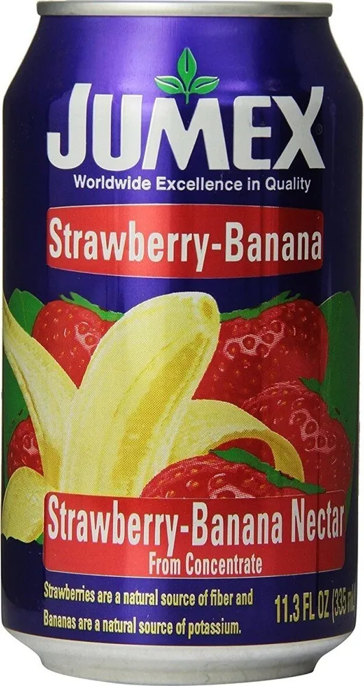 Strawberry and banana nectar