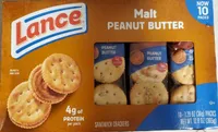 Malt Peanut Butter Sandwich Crackers