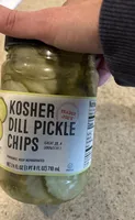 Kosher dill pickle chips