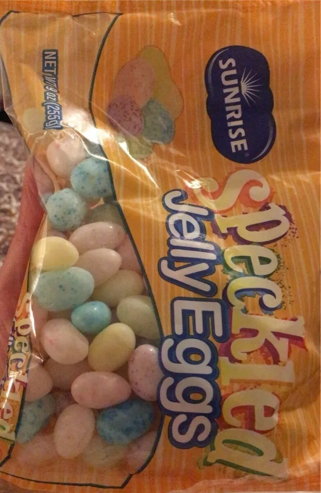 speckled jelly eggs