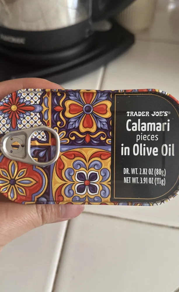 Calamari in olive oil