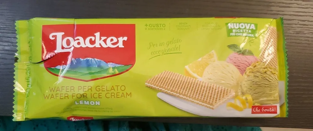 Wafer for Ice cream  Lemon